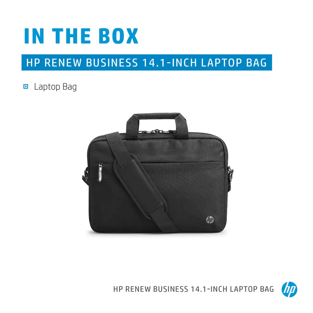 HP Renew Business 14.1" Laptop Bag – Black SKU: 3E5F9AA
