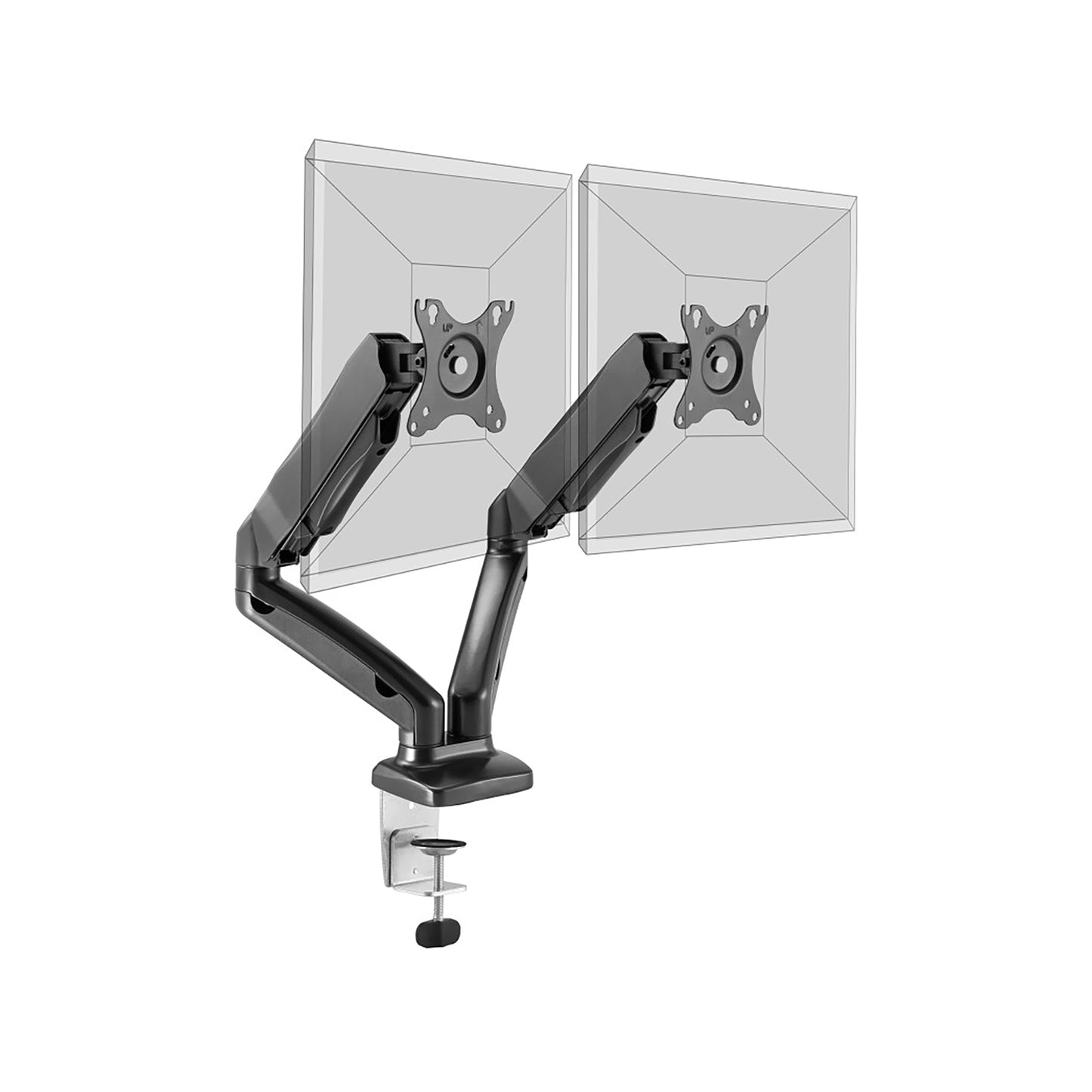 Port Dual-Screen VESA Mountable up to 32" Desk Monitor Arm - 901105