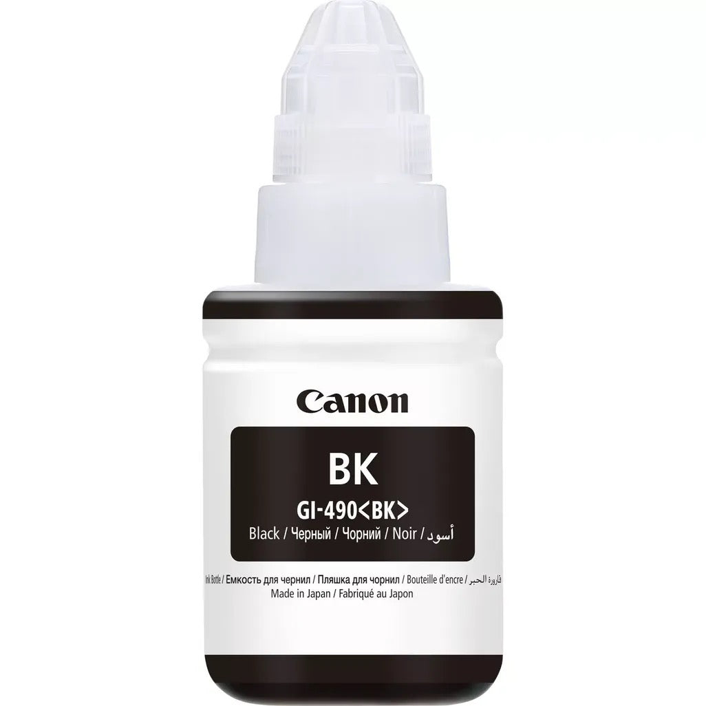 Canon GI-490 Black Ink Bottle –Up to 6,000 Pages SKU: 0663C001AB