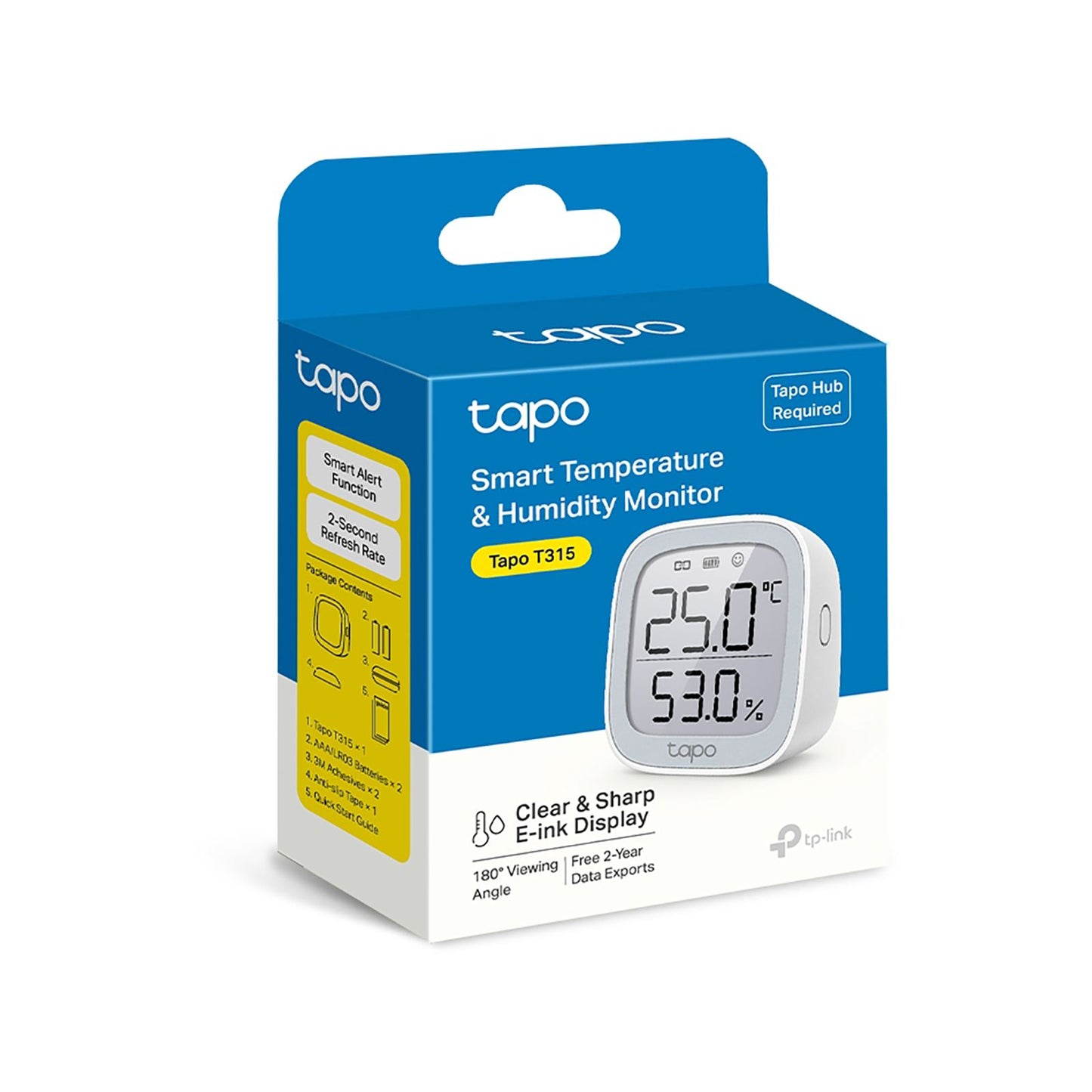 TP-Link Tapo T315 Smart Temperature & Humidity Monitor - TAPO-T315