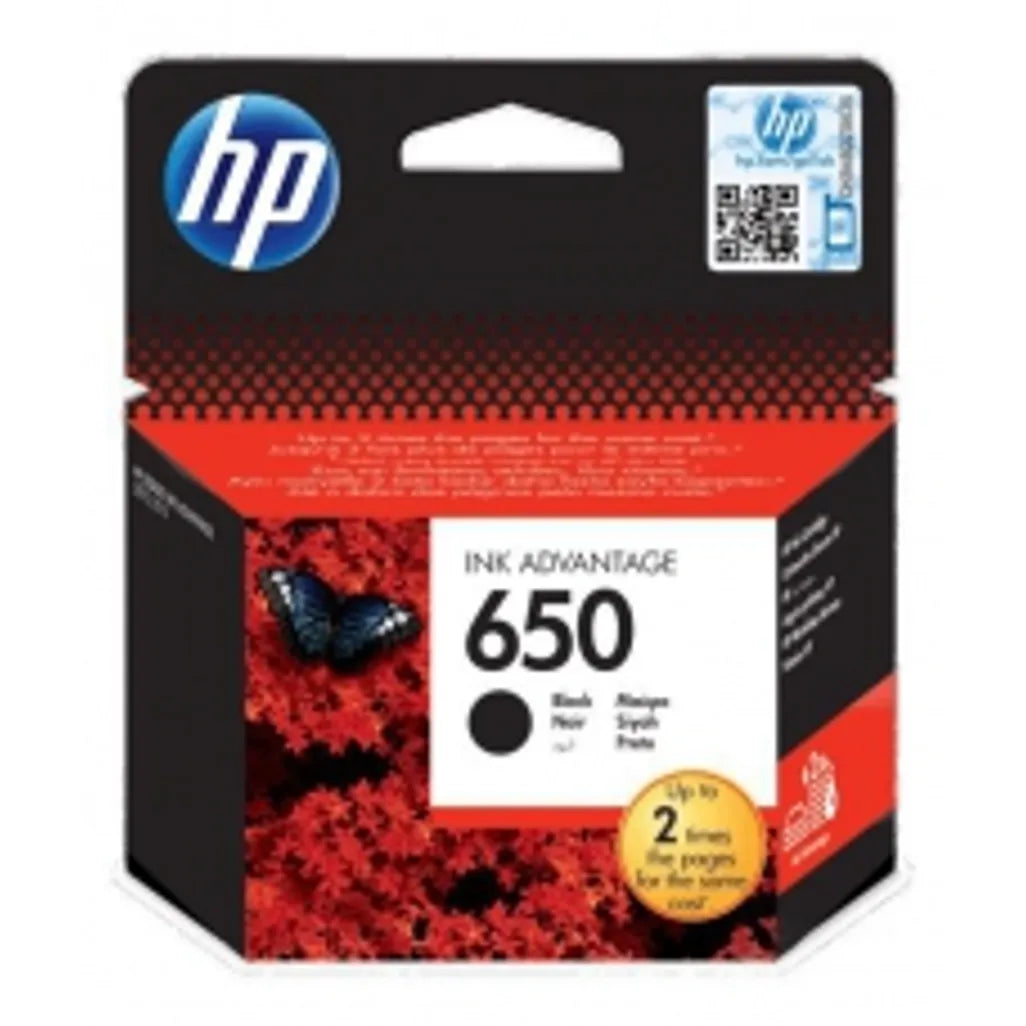 HP 650 Black Original Ink Cartridge SKU CZ101AK