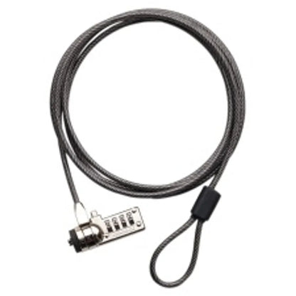 Targus DEFCON T-Lock Resettable Combination Cable Lock 2.1m with Security Base Plate - PA410E