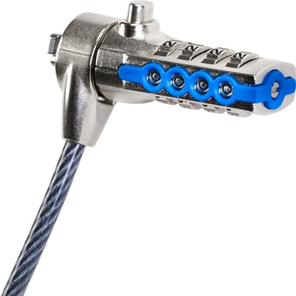 Targus DEFCON T-Lock Resettable Combination Cable Lock 2.1m with Security Base Plate - PA410E