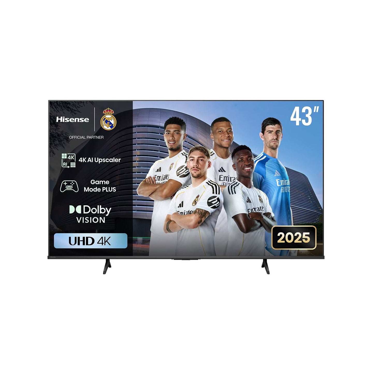 Hisense 43A6Q 43" UHD 4K Smart TV – VIDAA OS | HDR | Black - 43A6Q