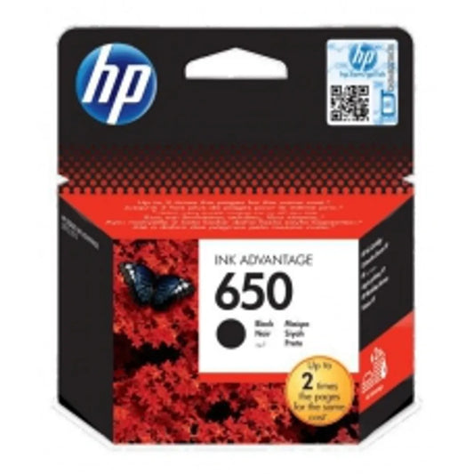 HP 650 Black Original Ink Cartridge SKU  CZ101AK