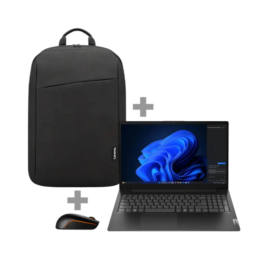 Lenovo V15 G4 IRU 15.6" FHD Notebook Bundle – Intel Core i5-13420H, 8GB DDR4, 512GB SSD, Win 11 Home + B210 Backpack + 300 Mouse - SKU: 83GW0077ZA-BUN2Q2