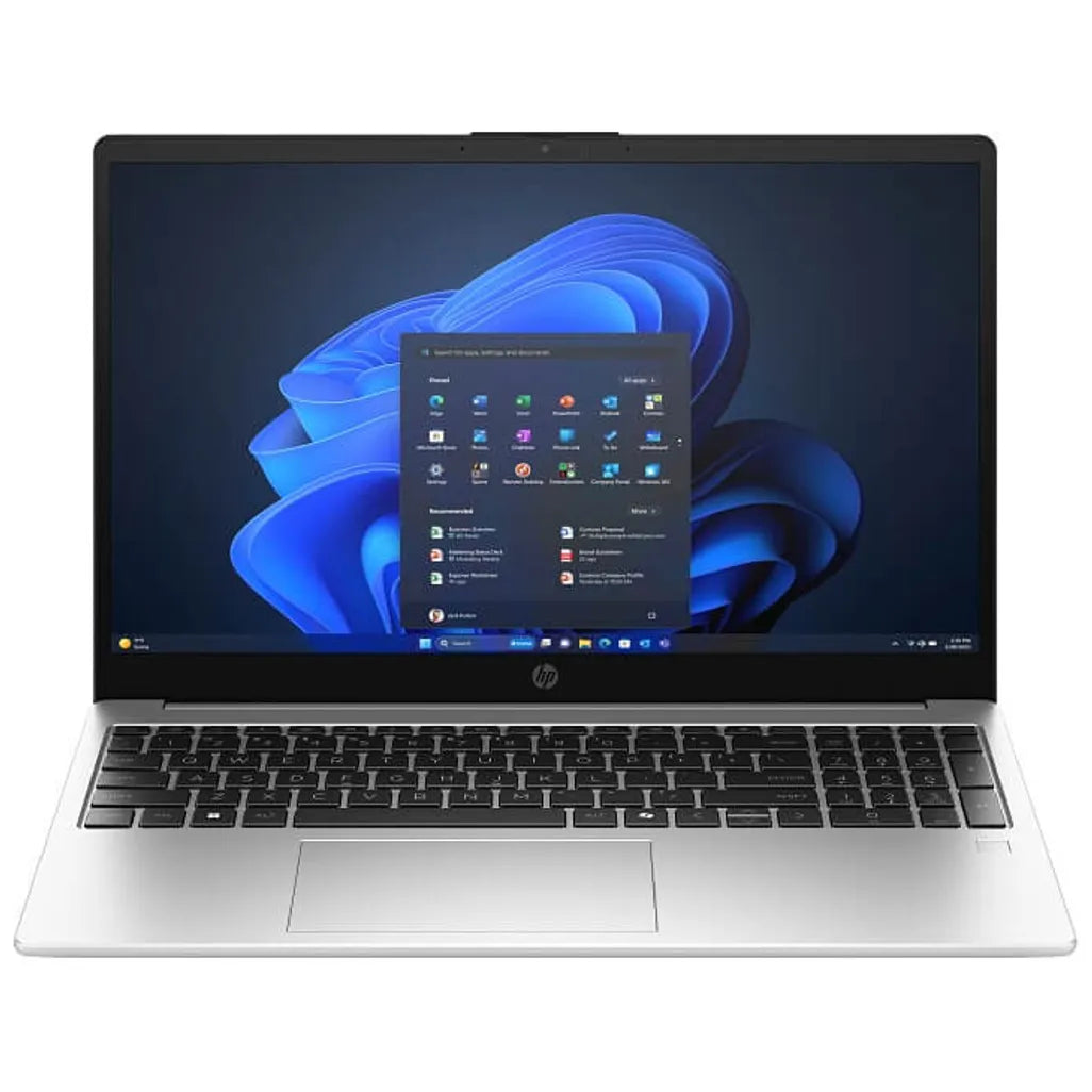 HP 250R G10 15.6" FHD Notebook – Intel Core 5 120U, 8GB DDR4, 512GB SSD, Win 11 Pro, Silver - SKU:C78E7AT