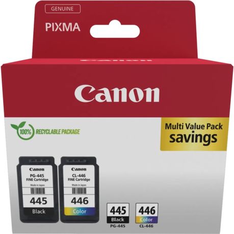 Canon PG-445/CL-446 Original Ink Cartridge Multipack - SKU:8283B008AA