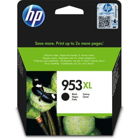 HP 953XL High Yield Black Original Ink Cartridge SKU: L0S70AE